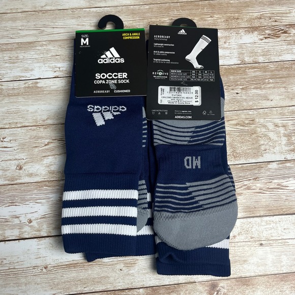 adidas Other - 2 Adidas Soccer Copa Zone Cushion IV‎ OTC Soccer Socks Medium Arch Compression